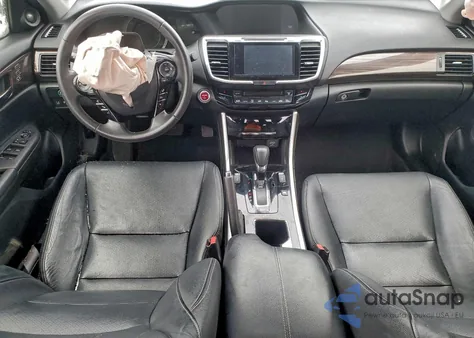 2017 Honda Accord Touring Hybrid из США, поврежденный, VIN JHMCR6F74HC021663